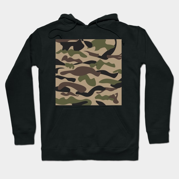 Camo, camouflage design pattern Hoodie by IDesign23